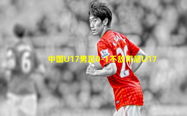 中国U17男足0-1不敌印尼U17